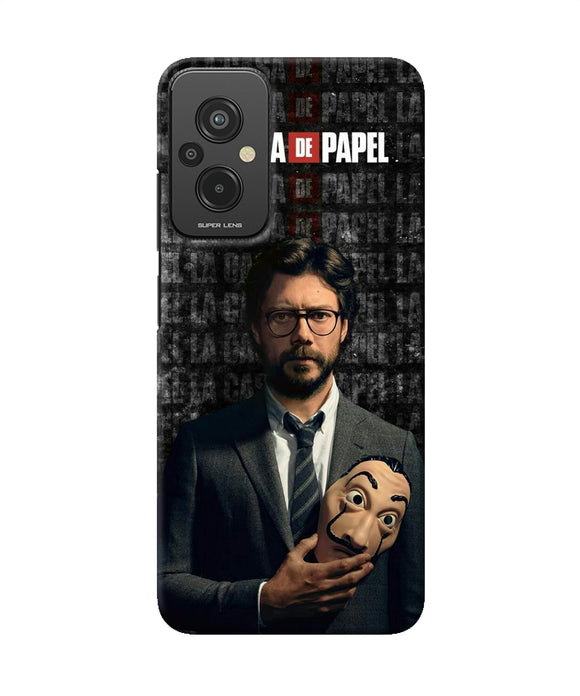 Money Heist Professor with Mask Redmi 11 Prime 5G Back Cover