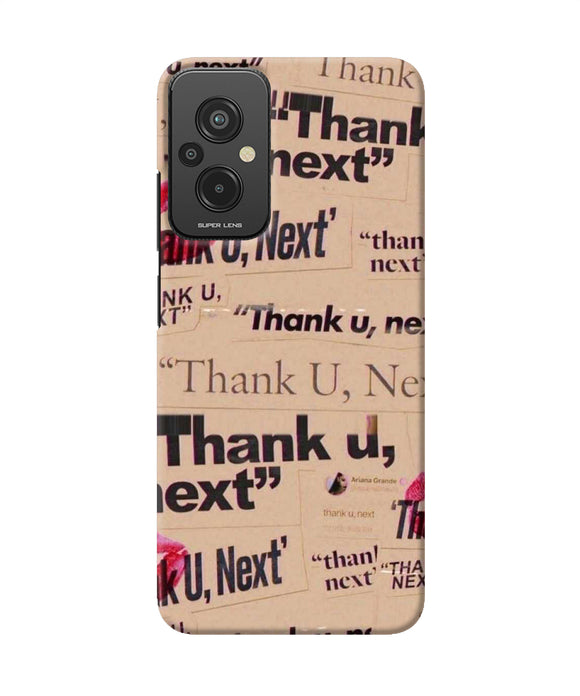 Thank you next Redmi 11 Prime 5G Back Cover