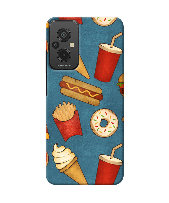 Abstract food print Redmi 11 Prime 5G Back Cover