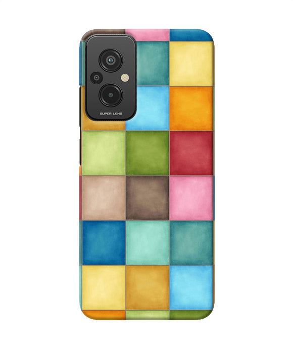 Abstract colorful squares Redmi 11 Prime 5G Back Cover