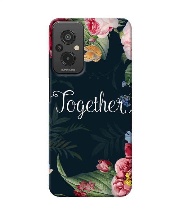 Together flower Redmi 11 Prime 5G Back Cover