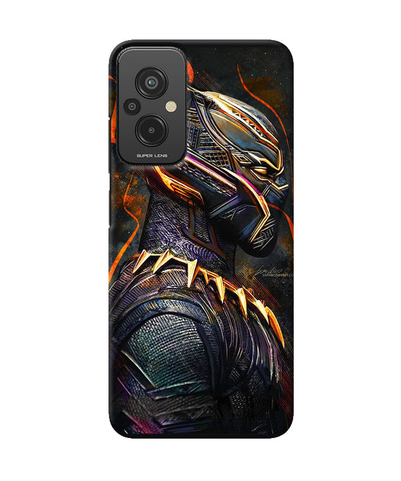 Black panther side face Redmi 11 Prime 5G Back Cover