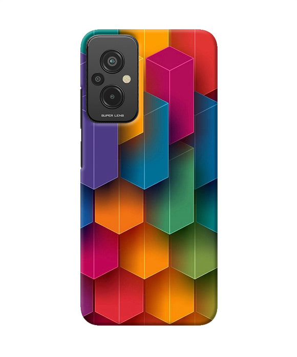Abstract rectangle print Redmi 11 Prime 5G Back Cover