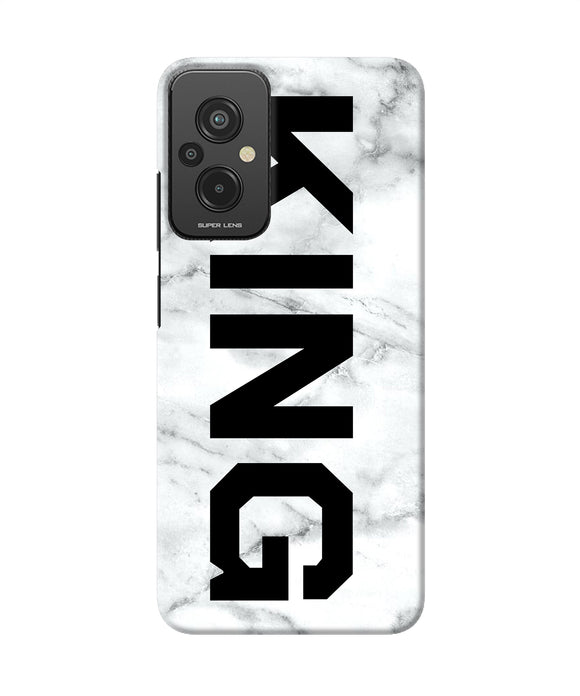King marble text Redmi 11 Prime 5G Back Cover