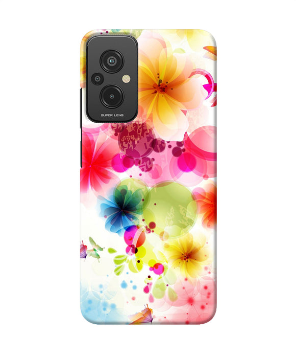 Flowers print Redmi 11 Prime 5G Back Cover
