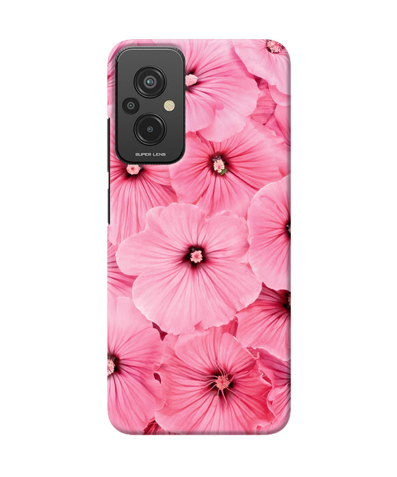 Pink flowers Redmi 11 Prime 5G Back Cover