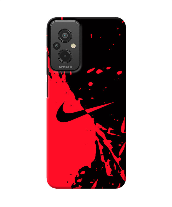 Nike red black poster Redmi 11 Prime 5G Back Cover
