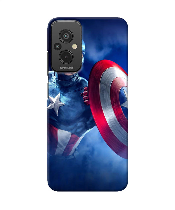 Captain america on sky Redmi 11 Prime 5G Back Cover