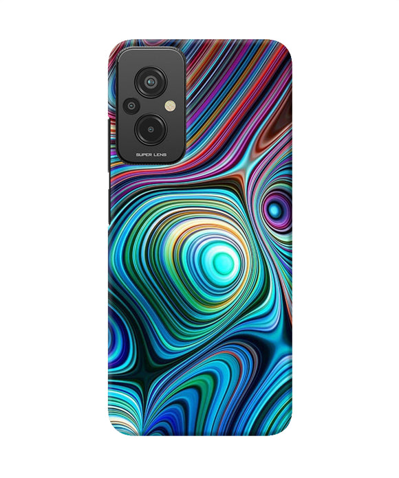 Abstract coloful waves Redmi 11 Prime 5G Back Cover