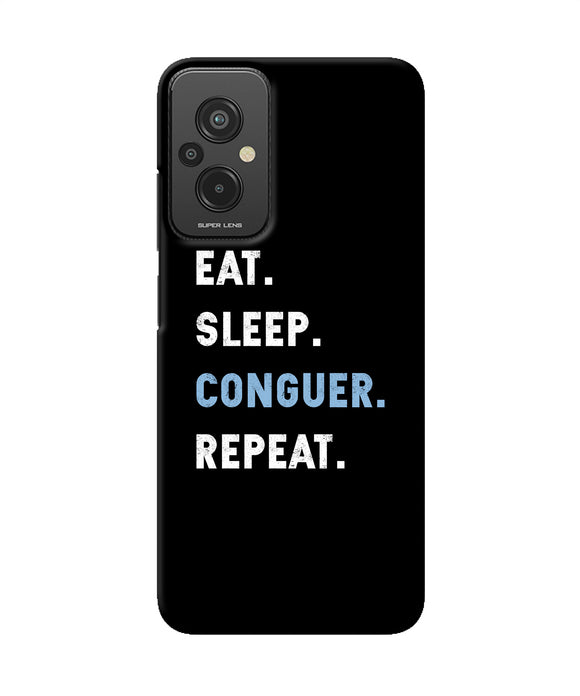Eat sleep quote Redmi 11 Prime 5G Back Cover