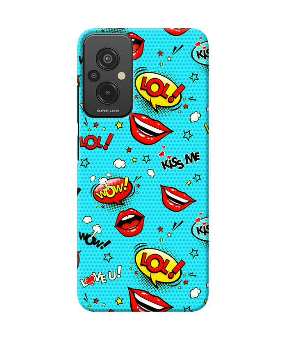 Lol lips print Redmi 11 Prime 5G Back Cover