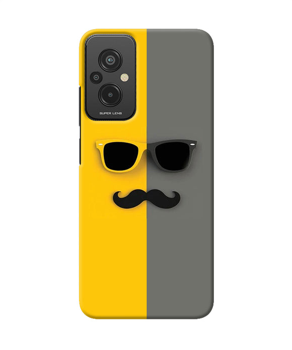 Mustache glass Redmi 11 Prime 5G Back Cover