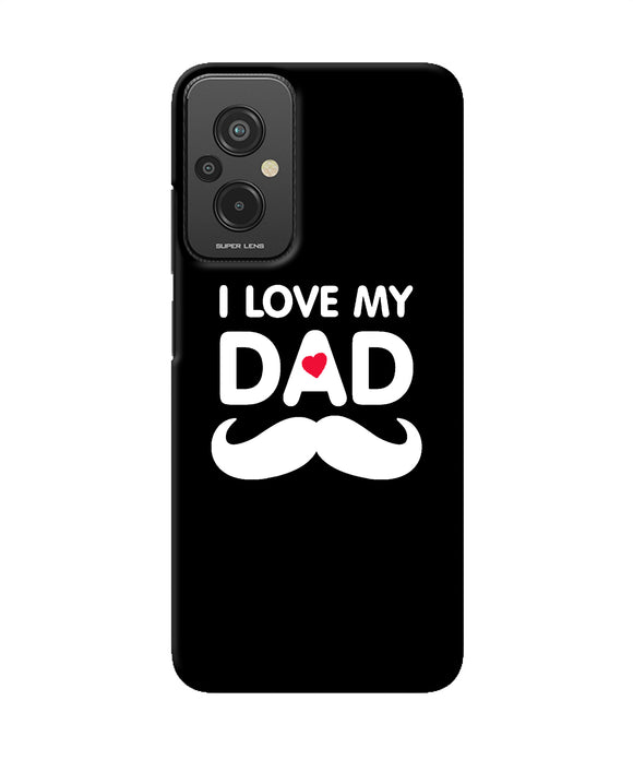 I love my dad mustache Redmi 11 Prime 5G Back Cover