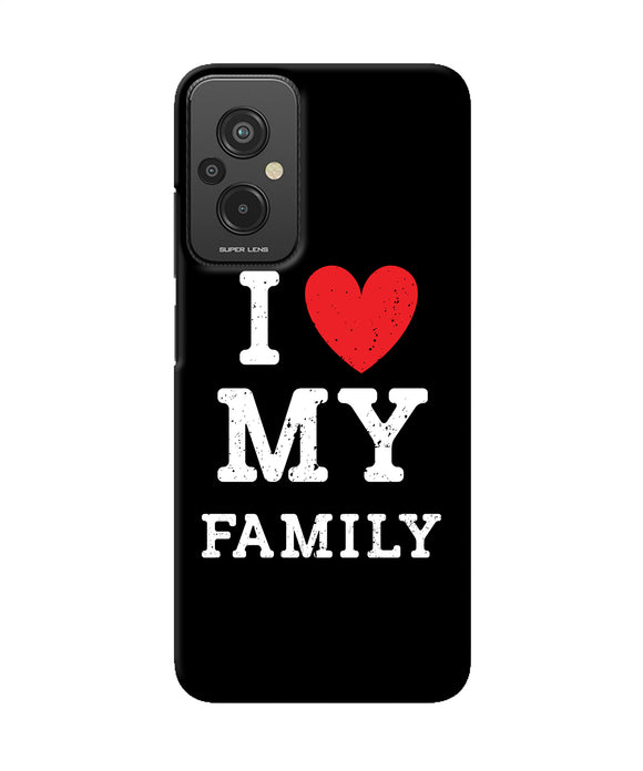 I love my family Redmi 11 Prime 5G Back Cover