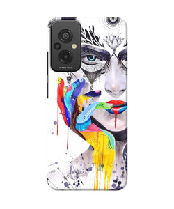 Girl color hand Redmi 11 Prime 5G Back Cover