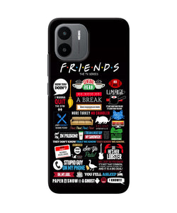 FRIENDS Redmi A1 Back Cover