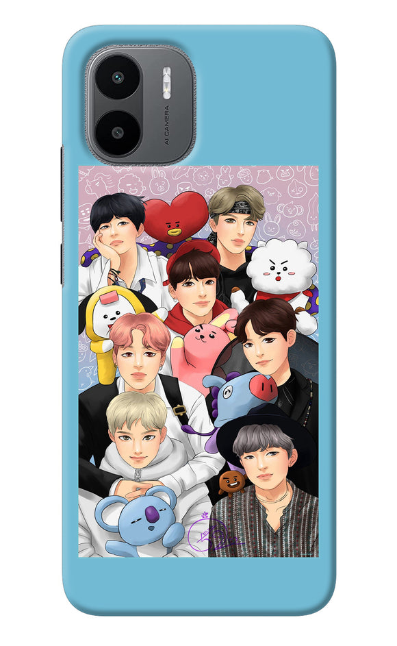 BTS with animals Redmi A1 Back Cover