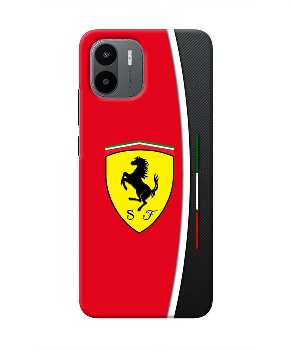 Ferrari Abstract Redmi A1 Real 4D Back Cover