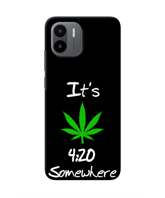 Weed Quote Redmi A1 Real 4D Back Cover