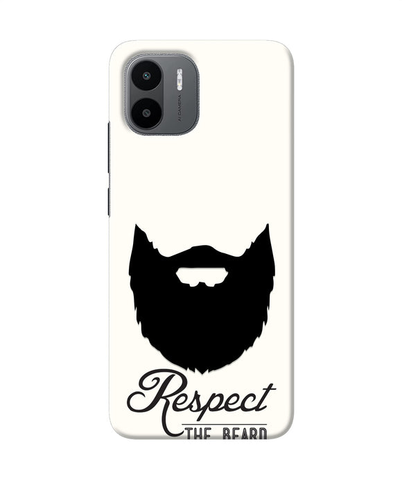 Respect the Beard Redmi A1 Real 4D Back Cover