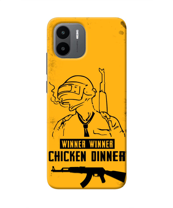 PUBG Chicken Dinner Redmi A1 Real 4D Back Cover