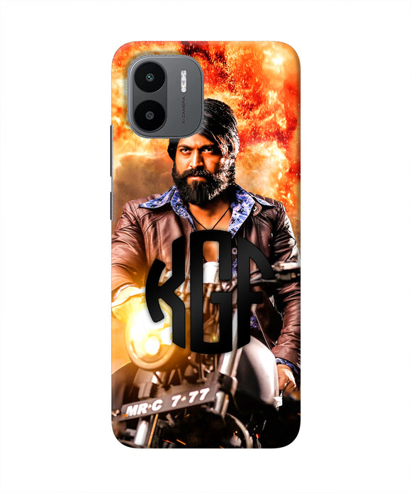 Rocky Bhai on Bike Redmi A1 Real 4D Back Cover
