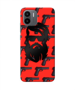 Rocky Bhai Beard Look Redmi A1 Real 4D Back Cover