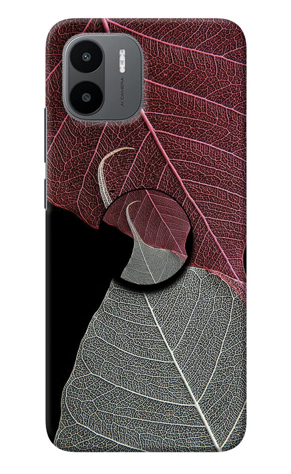 Leaf Pattern Redmi A1 Pop Case