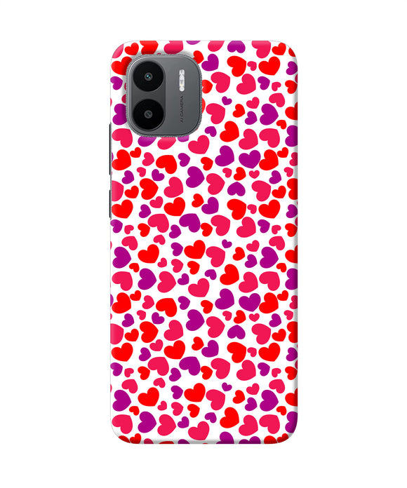 Heart print Redmi A1 Back Cover