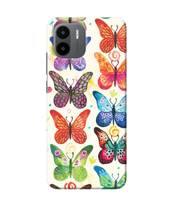 Abstract butterfly print Redmi A1 Back Cover