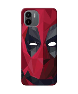 Abstract deadpool mask Redmi A1 Back Cover