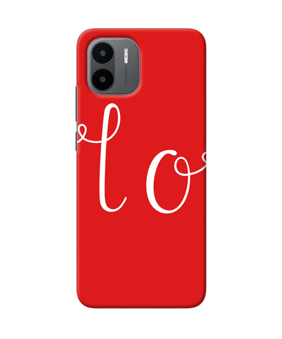 Love one Redmi A1 Back Cover