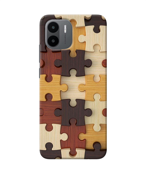 Wooden puzzle Redmi A1 Back Cover