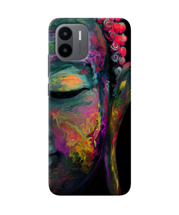 Buddha face painting Redmi A1 Back Cover