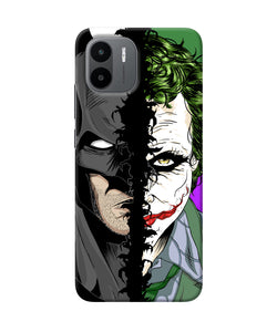 Batman vs joker half face Redmi A1 Back Cover