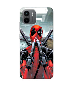 Deadpool with gun Redmi A1 Back Cover