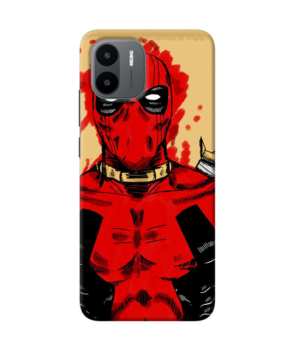 Blooded deadpool Redmi A1 Back Cover