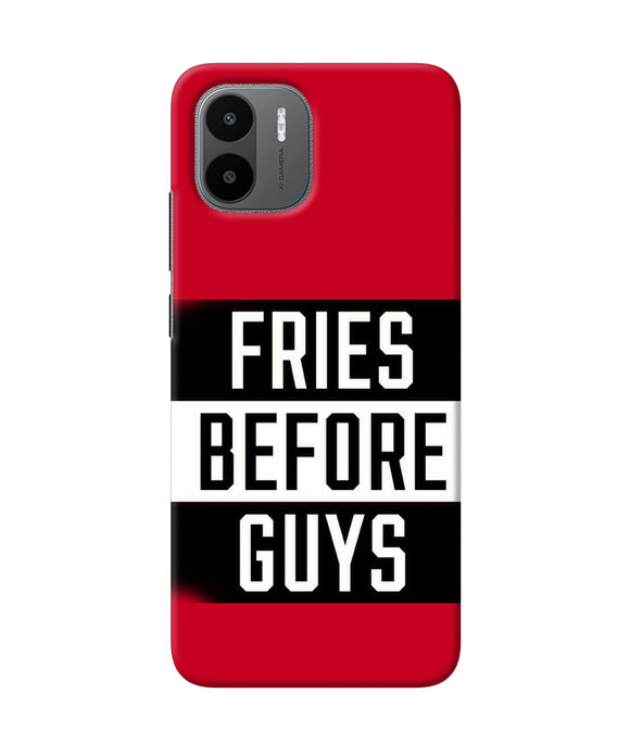 Fries before guys quote Redmi A1 Back Cover