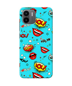 Lol lips print Redmi A1 Back Cover