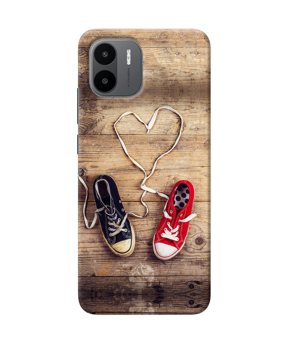 Shoelace heart Redmi A1 Back Cover