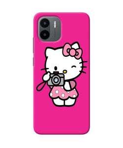 Hello kitty cam pink Redmi A1 Back Cover