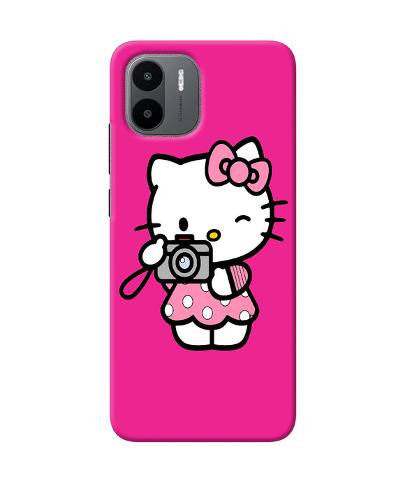 Hello kitty cam pink Redmi A1 Back Cover