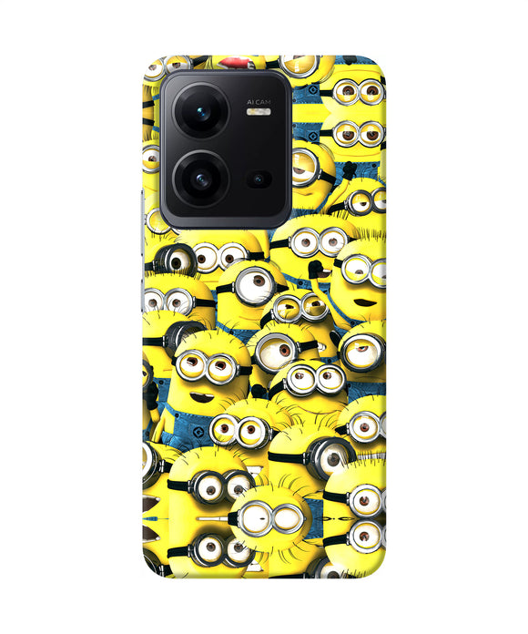 Minions mini crowd Vivo V25 5G Back Cover