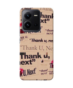 Thank you next Vivo V25 5G Back Cover