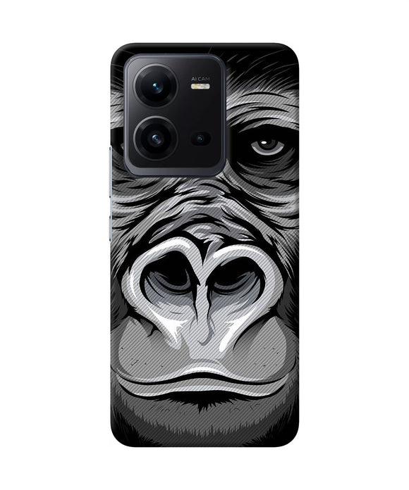 Black chimpanzee Vivo V25 5G Back Cover