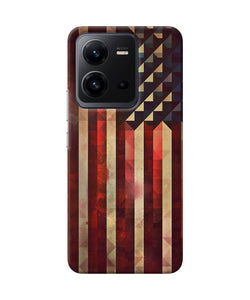 Vintage US flag Vivo V25 5G Back Cover