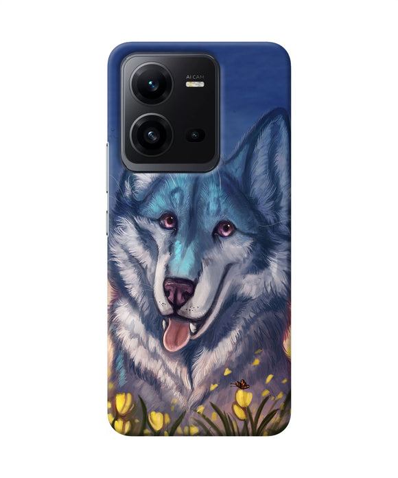 Cute wolf Vivo V25 5G Back Cover