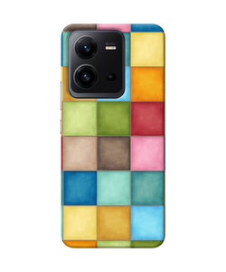 Abstract colorful squares Vivo V25 5G Back Cover