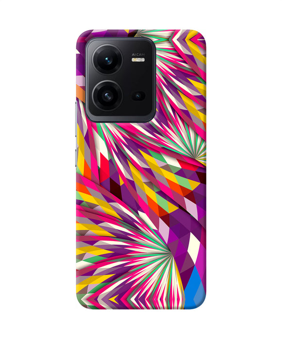 Abstract colorful print Vivo V25 5G Back Cover