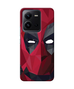 Abstract deadpool mask Vivo V25 5G Back Cover